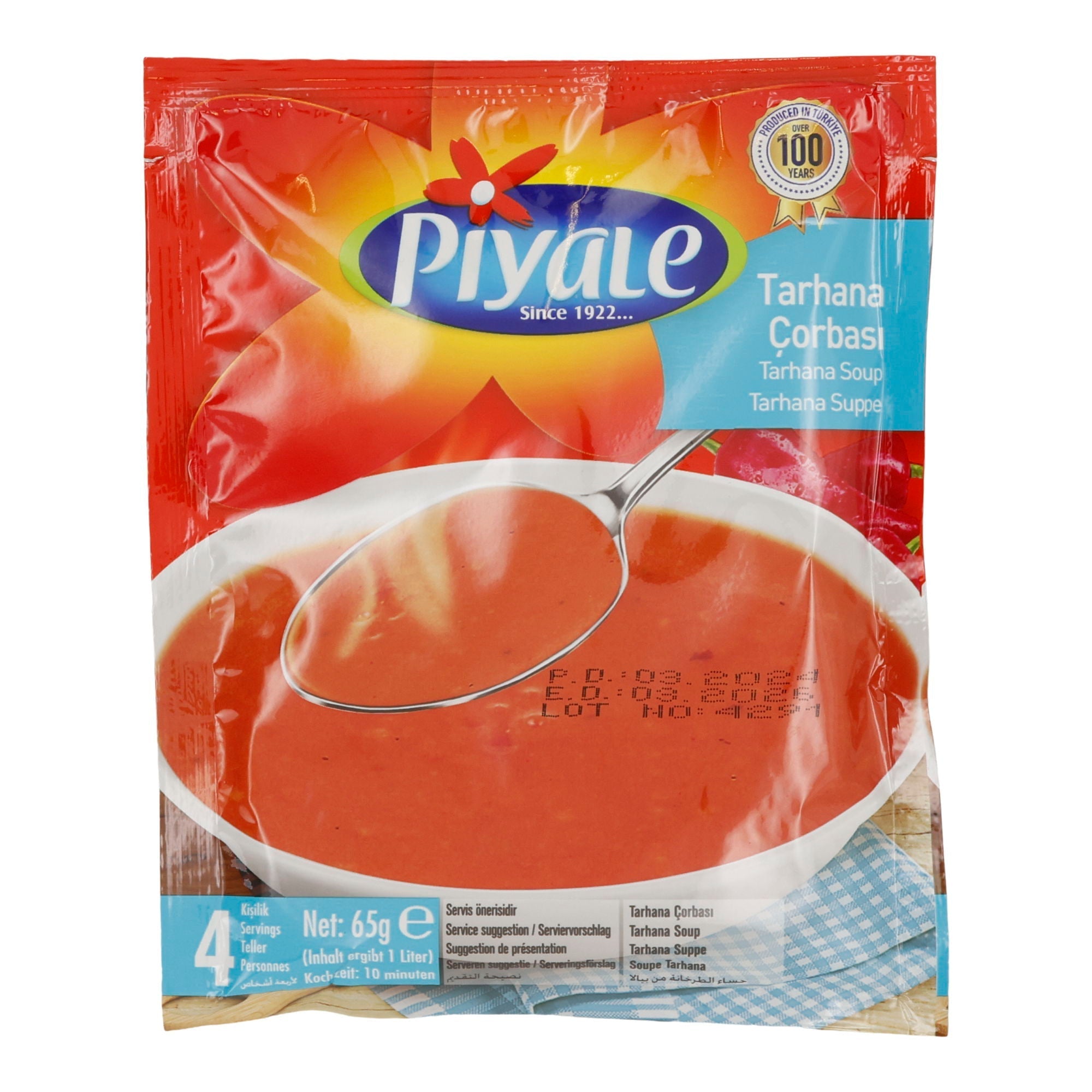 Piyale | Tarhana Çorbası – Tarhana-Suppe | traditionell & aromatisch | 65 g (ergibt 1 l) PIYALE